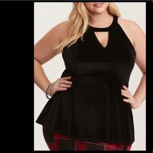 Torrid VELVET CUTOUT TOP size 4 4x FINAL PRICE